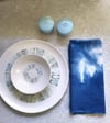 Natural Indigo Dyed Dinner Napkins (stitched)