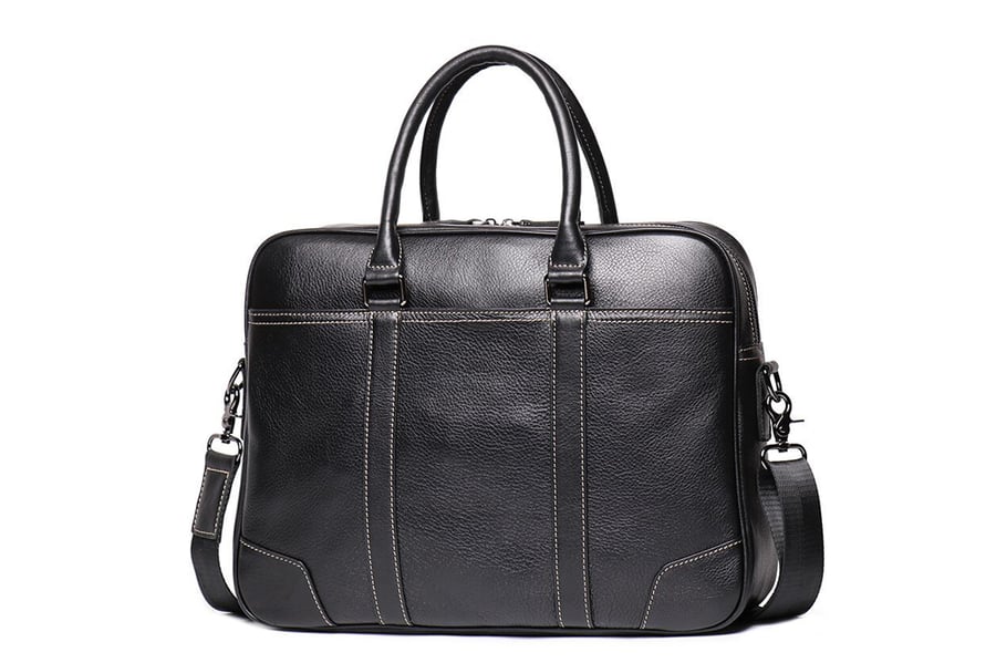 Image of Genuine Leather Briefcase, Men's Messenger Bag, Laptop Bag LJ1060
