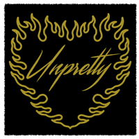 Unpretty Flame Heart Patch