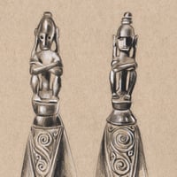 Image 3 of Original Painting - "Boîtes à médicaments de Sumba" - 28x35,5 cm