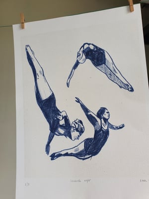 Image of Svevende engler print