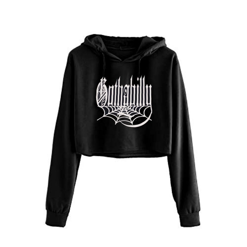 Gothabilly Cropped Hoodie 
