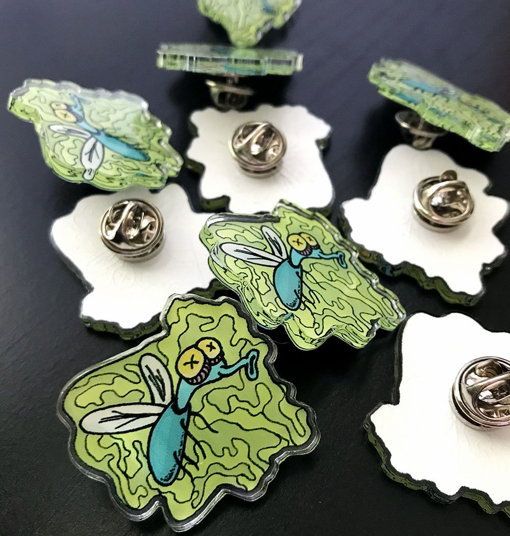 Stink Fly Pin