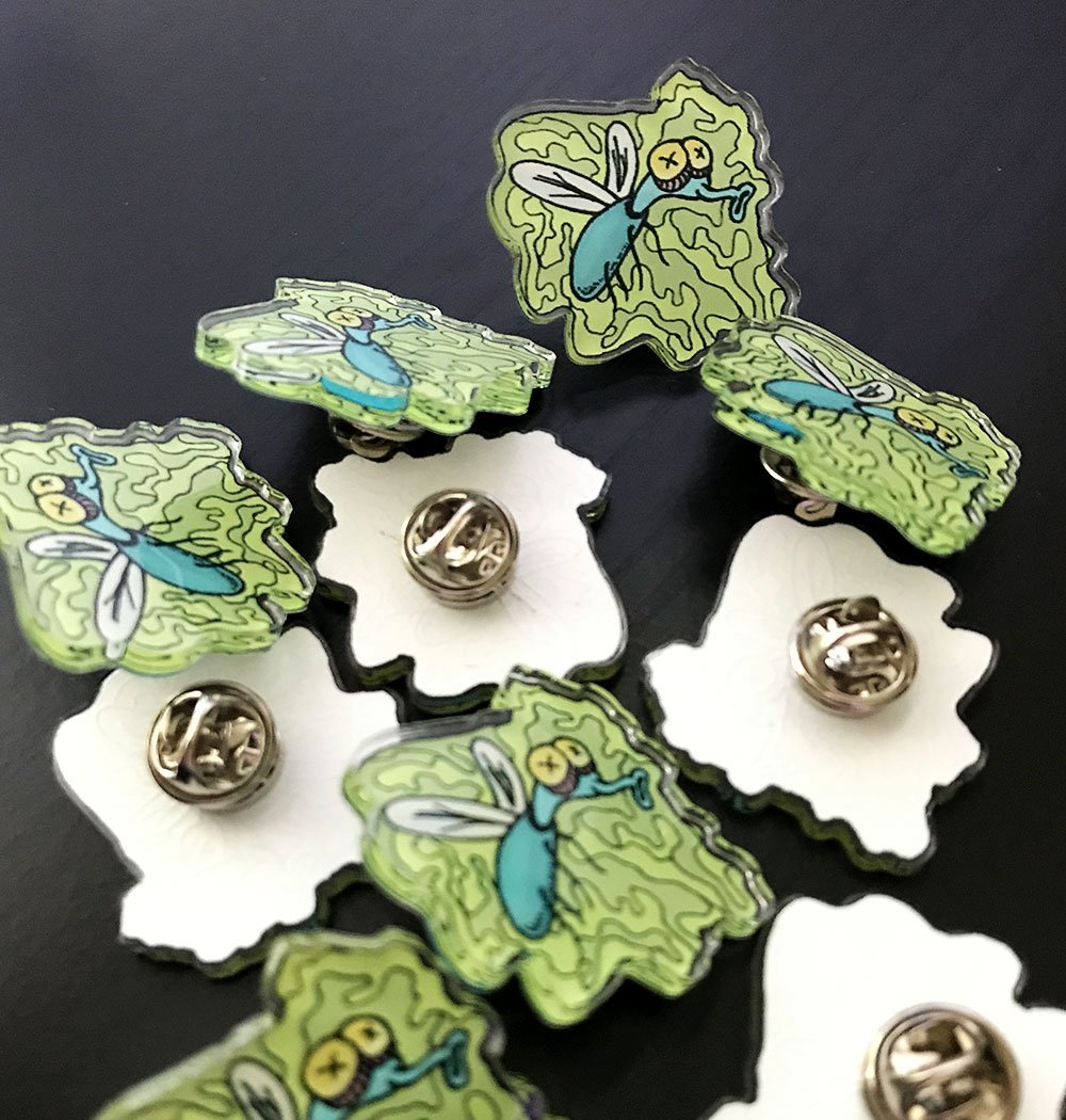 Stink Fly Pin