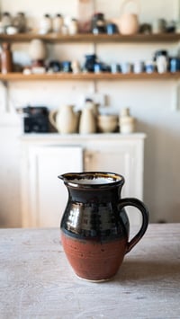 Image 3 of Round Belly Jug in Robin glaze