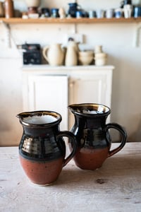 Image 4 of Round Belly Jug in Robin glaze