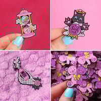 Image 5 of CREEPY CUTE THEMED Mystery Seconds Pins - various designs - lucky dip enamel pins!
