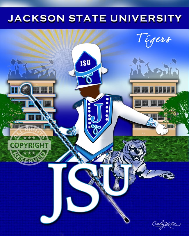 JACKSON STATE UNIVERSITY (DRUM MAJOR) 3D Virtual Art Gallery and