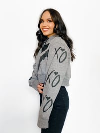 Image 1 of XOXO Cropped Sweatshirt