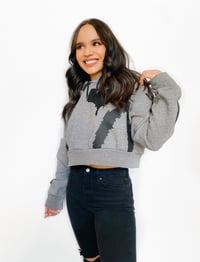 Image 2 of XOXO Cropped Sweatshirt
