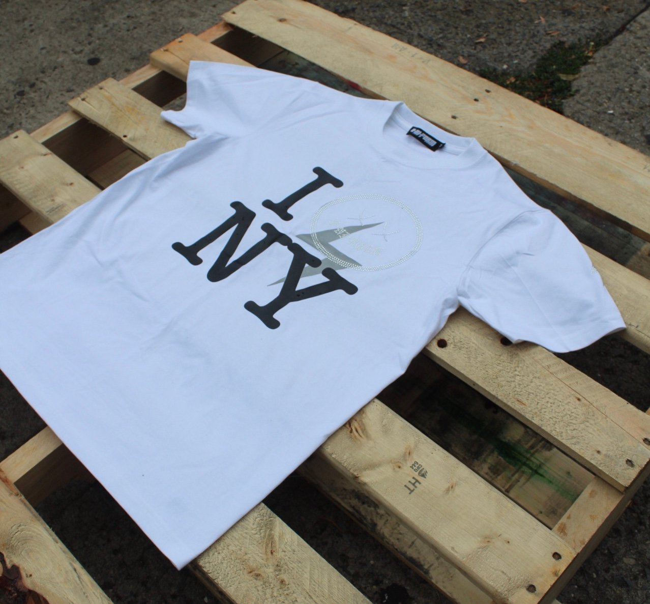 Image of White "New York Staple T"