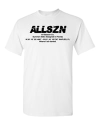 ALLSZN Location Tee [White]