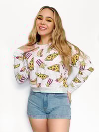 Instagram Foodie Cropped Sweatshirt