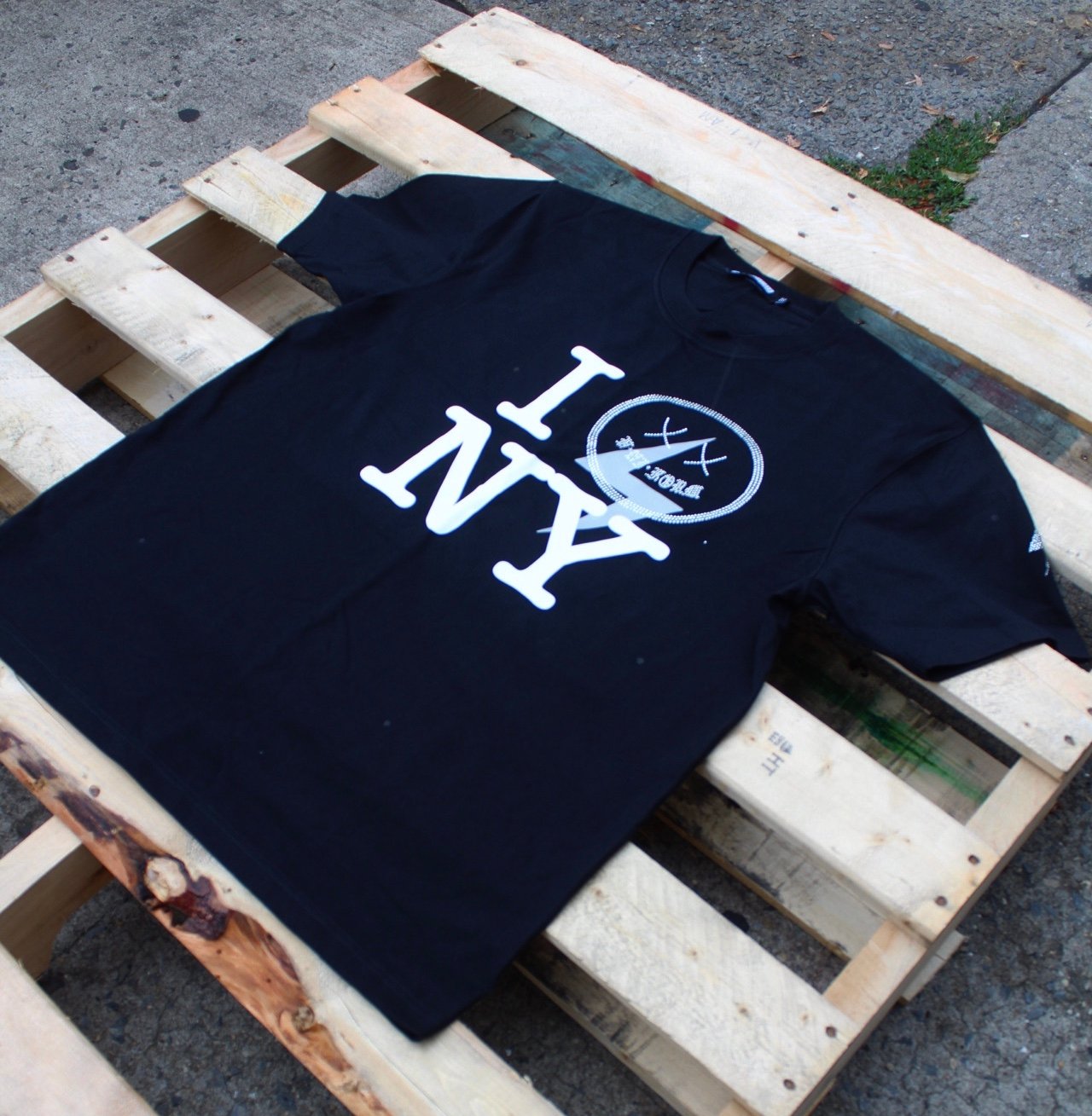 Image of Black “New York Staple T”