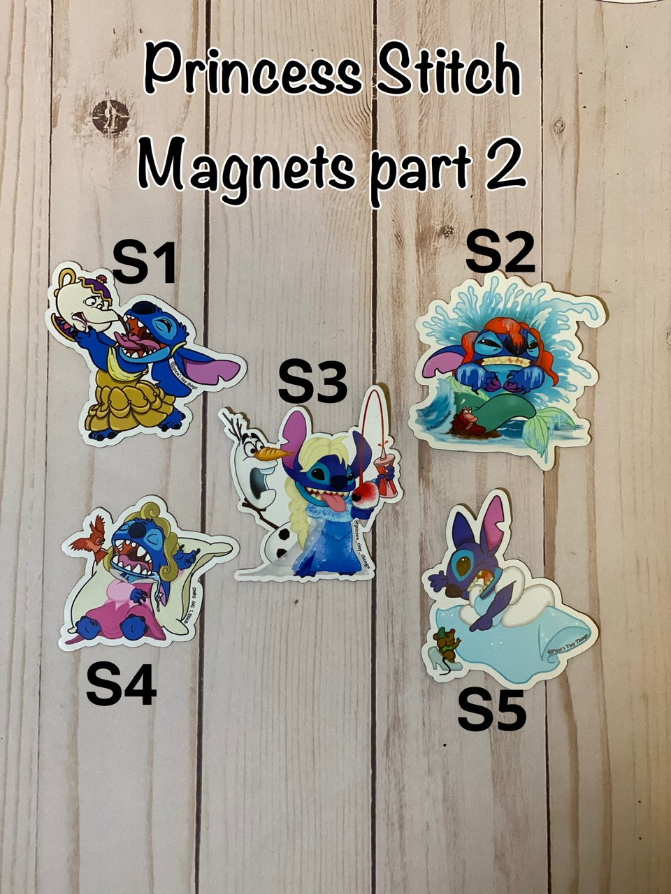 Princess Stitch Magnets
