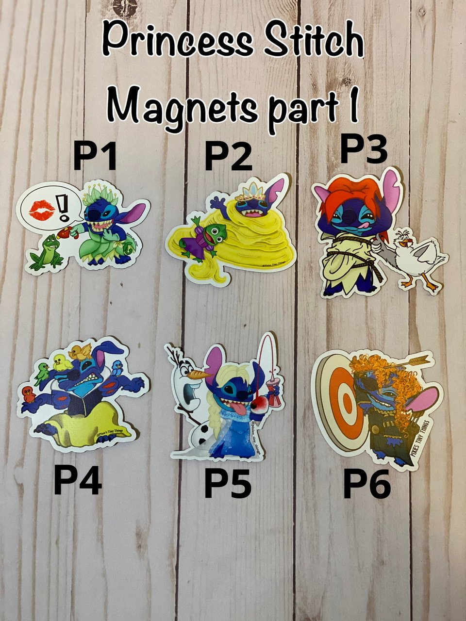 Princess Stitch Magnets 