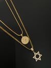 STAR OF DAVID & EVIL EYE NECKLACE