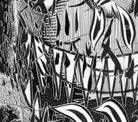 Image 2 of SCHITZOPTIC MICROPHLENIA ink original