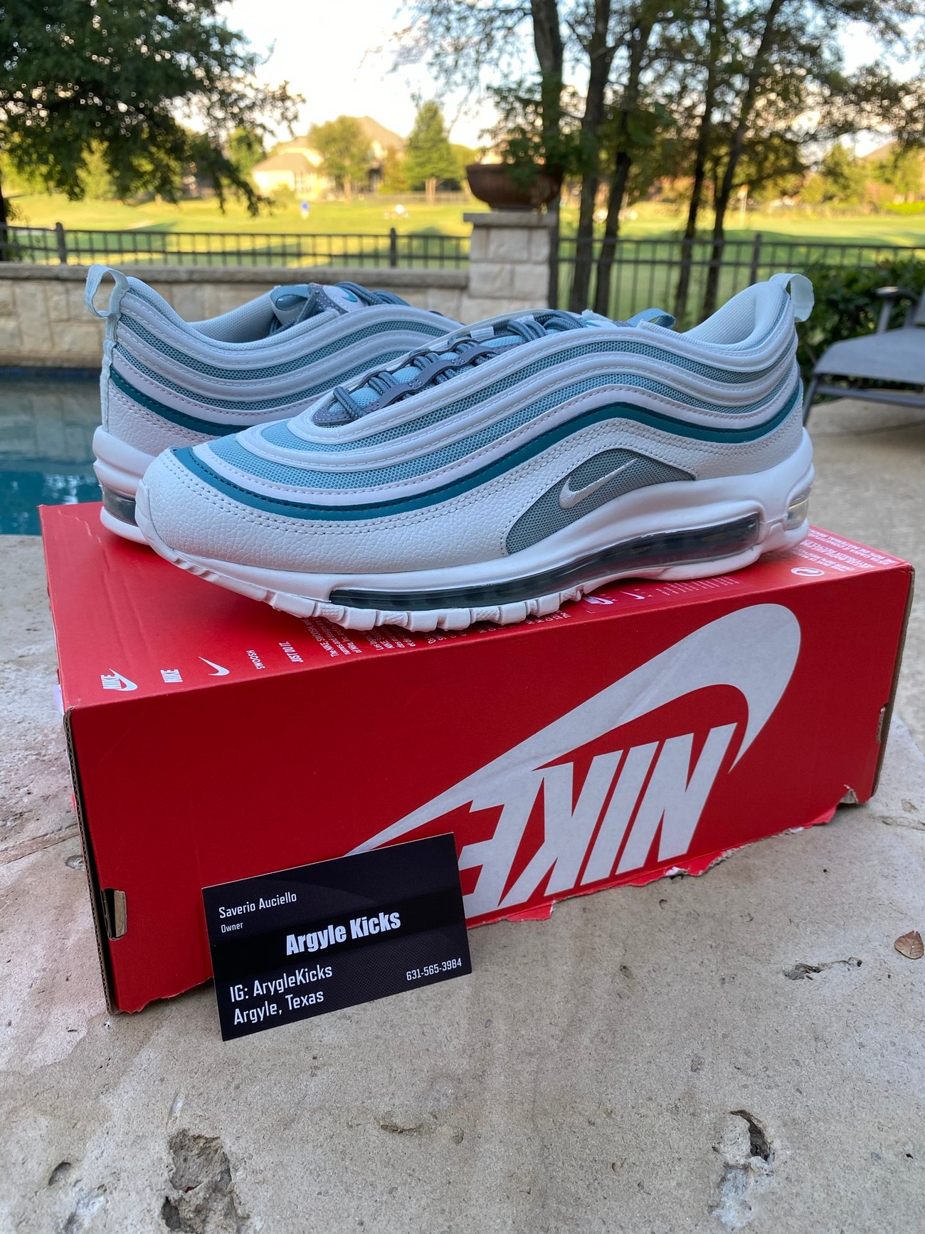 nike air max 97 ocean cube white blue