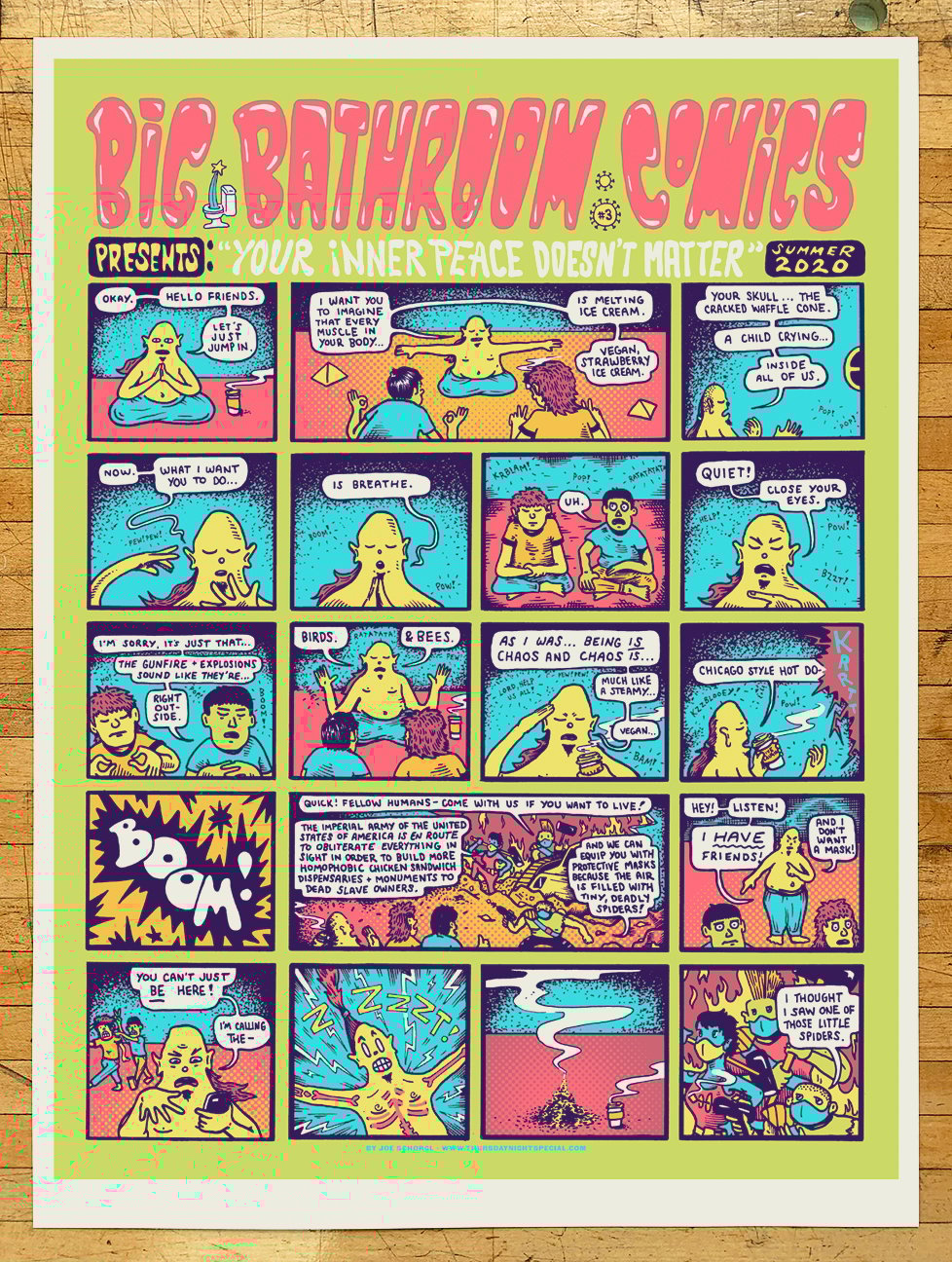 Image of Joe Schorgl - Big Bathroom Comics #3