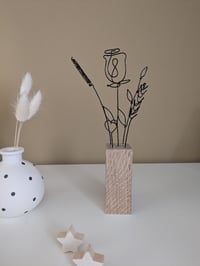 Image 1 of Bouquet éternel - Rose coeur