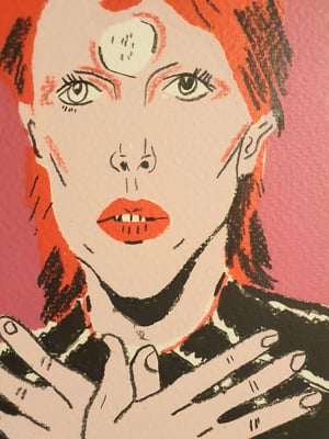 Image of #7 ORIGINAL Bowie drawing