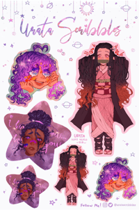 Doodle Sticker Sheet 5'' x 8''