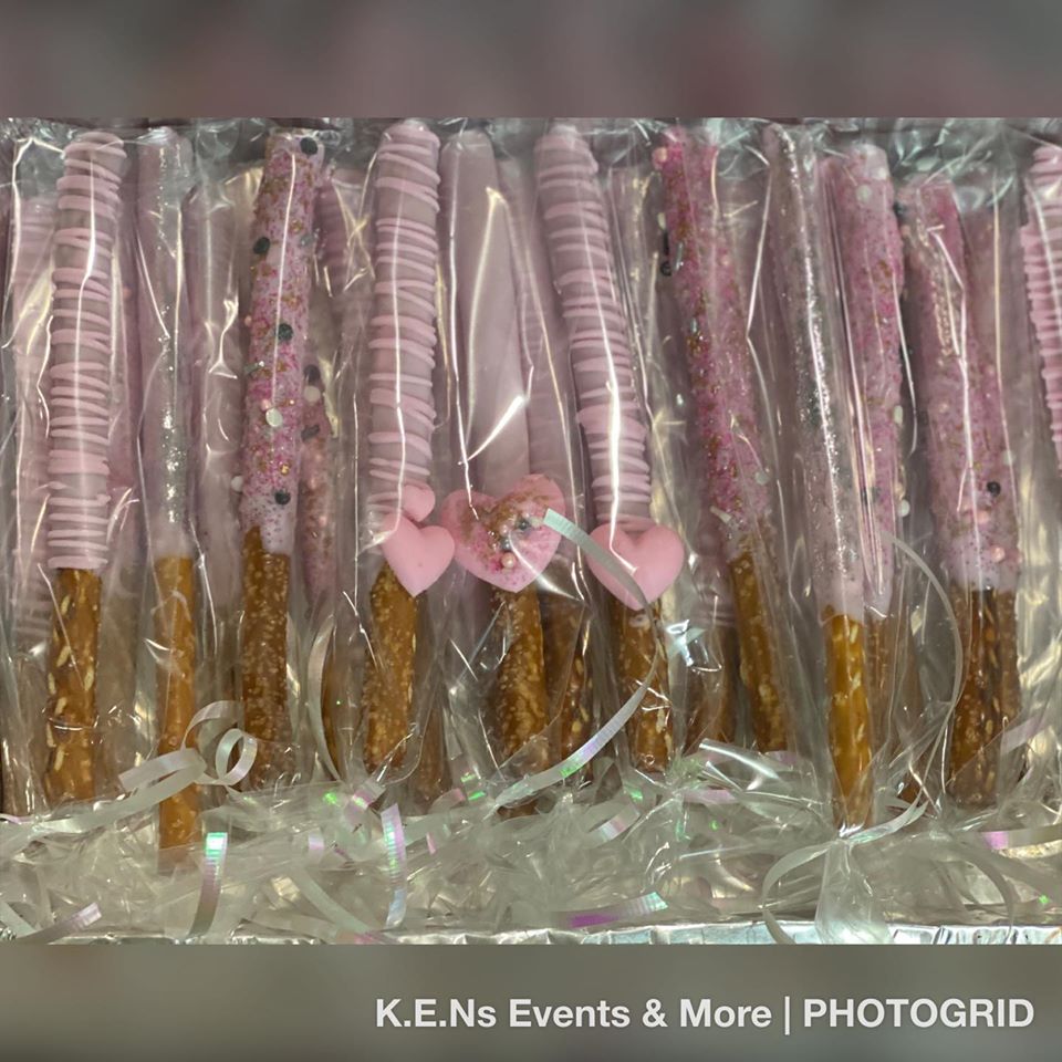 Image of Chocolate Dipped Pretzel Rods