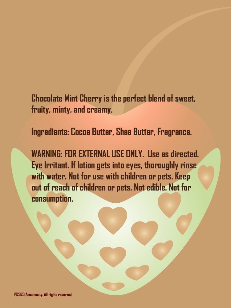 Image of Chocolate Mint Cherry - Lotion Bar
