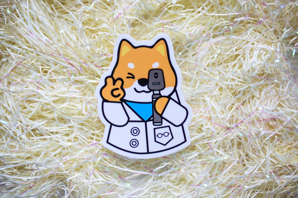 Image of Dr. Shiba Inu Sticker