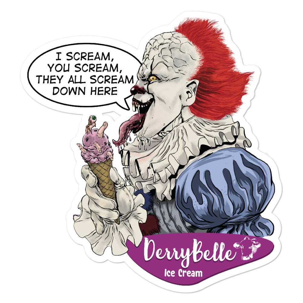 Derry_Belle_IceScream Bubble-free stickers