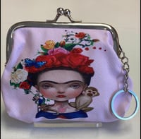 Frida Kahlo Kiss-lockCoin purse & Keychain 4