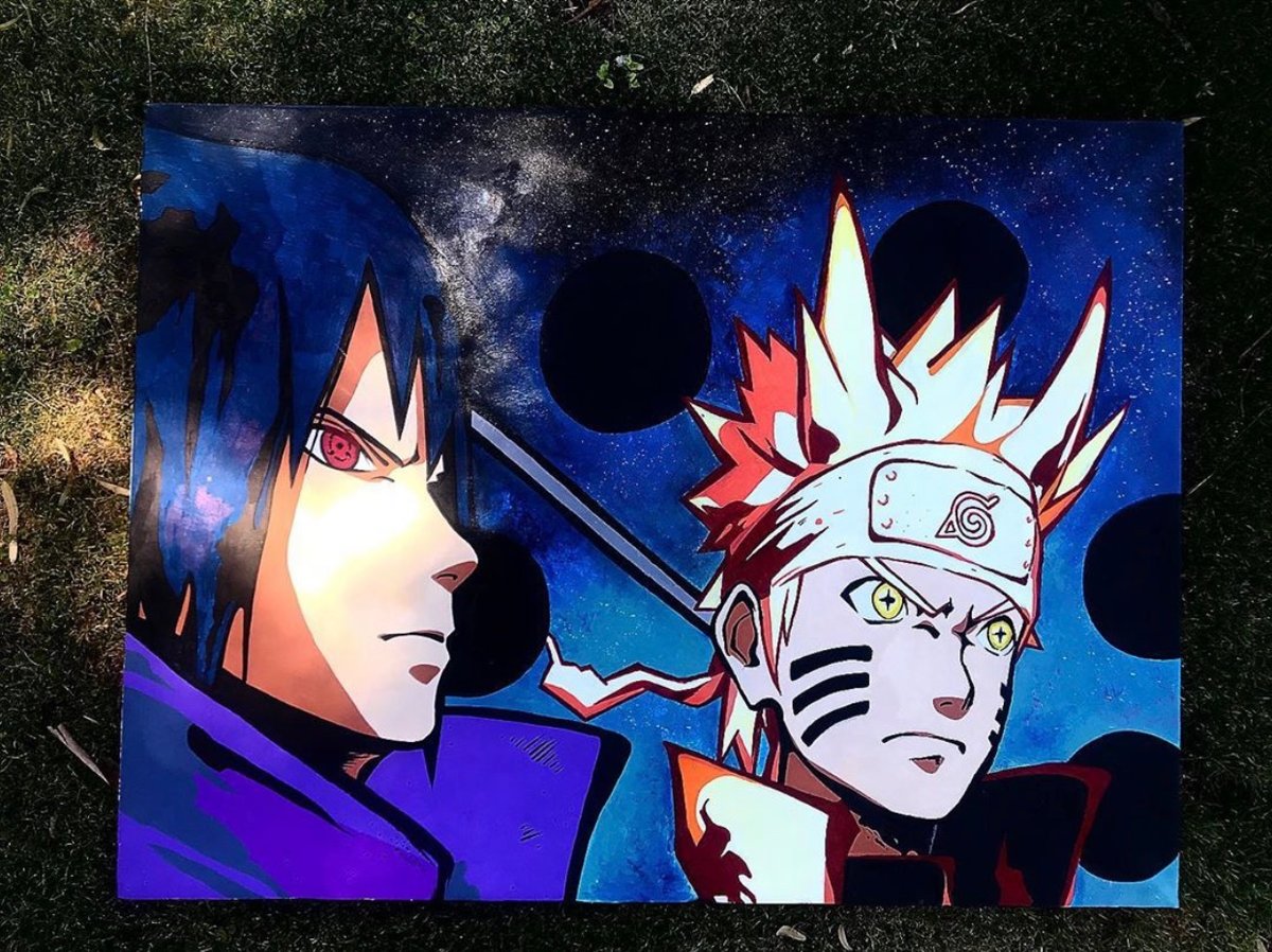 Image of Sasuke and Naruto