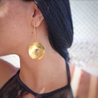 Image 2 of Comet Gold Earrings