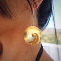 Image 3 of Comet Gold Earrings
