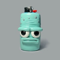 Image 2 of Spooky Squidward 1 Of 1 Clay Lighter Case