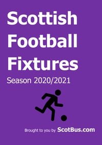 Scottish Football Fixtures 2020/2021 - Hard Copy