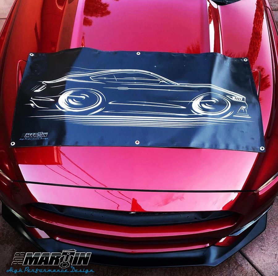 18-\'21 Mustang T-Shirt Hoodies Design | Martin Performance High Banners Rob