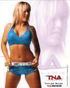 Image of Official autographed TNA Taylor Wilde 8x10