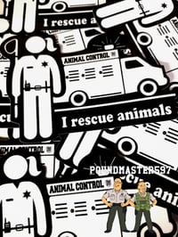 Image 2 of I rescue animals stickers 
