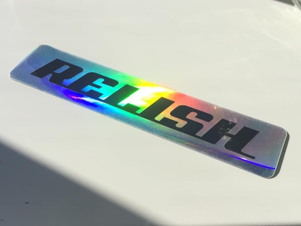 Image of Relish Holographic Sticker