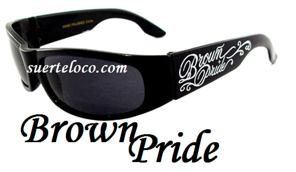 brown pride sunglasses