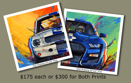 Image of "Mustangs" (New or Old)  Painting Prints 