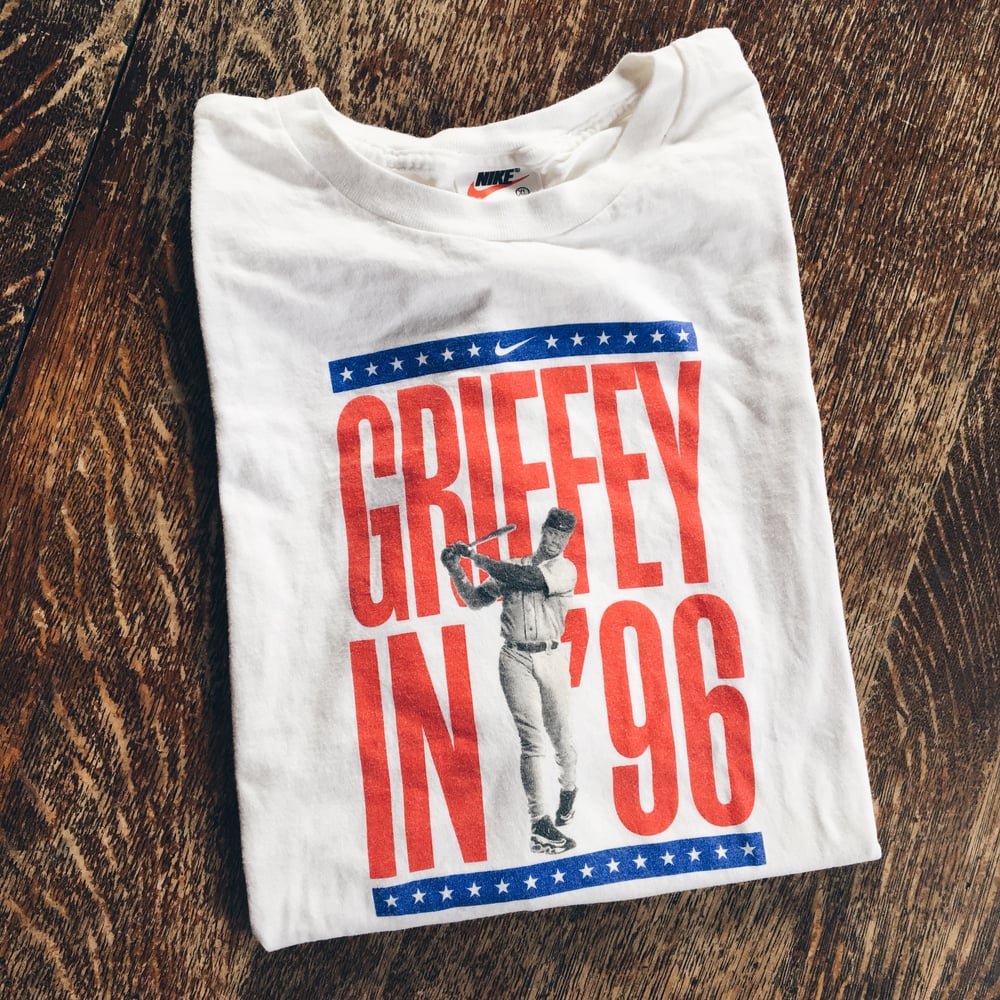 Image of Original 1996 Nike Ken Griffey “Griffey In 96” Tee.