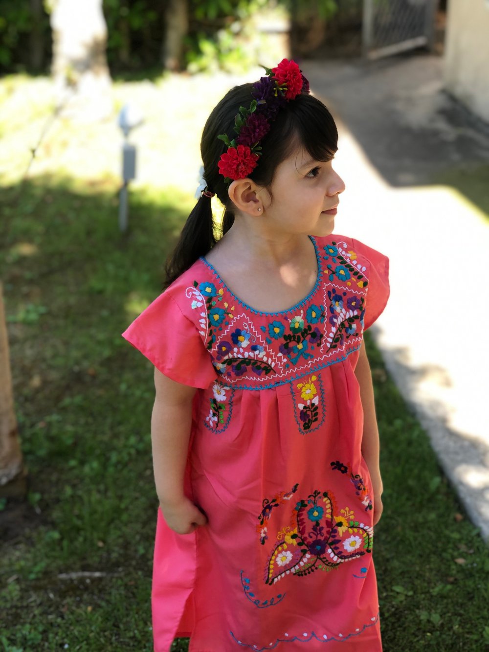 Image of  Mexican Girl Dress/Different Colors