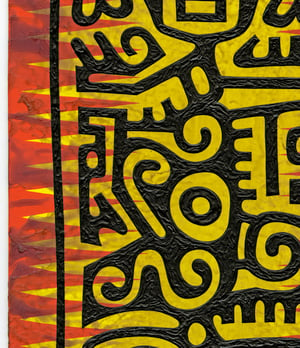 Image of MEXI-TOTEM acrylic painting