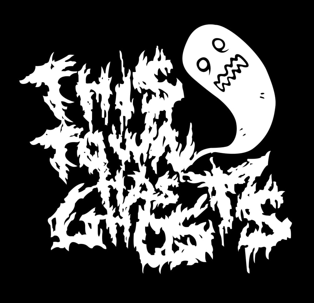 Image of This Town Has Ghosts Decal sticker