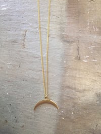 Easy to West Crescent Necklace