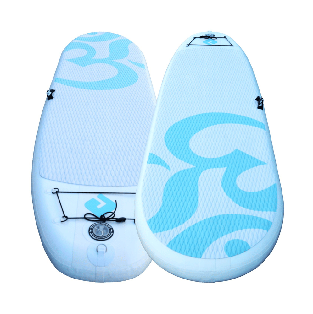 Image of Atom Inflatable Stand Up Paddle Board (SUP) Package - 10' x 33" x 6" - YOGA - Blue