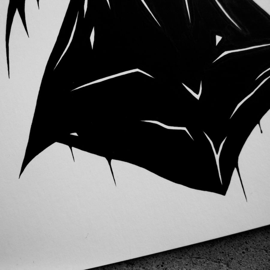 Image of Batman (with bats) - original art